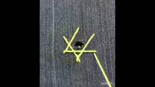 learn to fix a hole in clothes  Hand embroidery for beginners [upl. by Assilram]