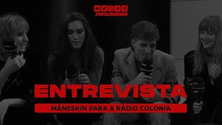 LEGENDADO  Entrevista do Måneskin para a Rádio Colonia [upl. by Hodess]