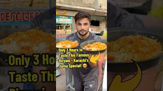 Only 3 Hours to Get This Famous Friday Biryani in Karachi🇵🇰🔥 JumaBiryani StreetFood foodshorts [upl. by Lea]