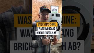 Bricht deine Waschmaschine beim Waschen einfach ab😡 waschmaschine [upl. by Forta]