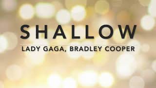 Lady Gaga Bradley Cooper  Shallow KaraokeInstrumental With Lyrics [upl. by Yovonnda]