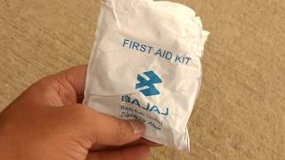 Bajaj V15 first aid kit [upl. by Nosyt]