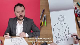 PapierCrayon  Linterview en dessin de Riad Sattouf [upl. by Newcomer]