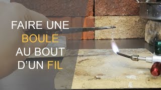 Comment faire une boule au bout dun fil [upl. by Cheria]