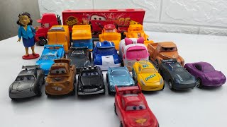 Looking For Disney Pixar Cars Lightning McQueen Mack Cars Fillmore Tow Mater Cruz Ramirez Sally [upl. by Bust]