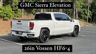 2021 GMC Sierra Elevation  With 26” Vossen HF64 Wheels [upl. by Uriiah]