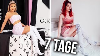 7 TAGE lang Shirin Davids Outfits tragen Experiment Luisacrashion [upl. by Amoritta]