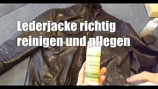 83metoo Lederjacke richtig reinigen und pflegen [upl. by Nelrac]