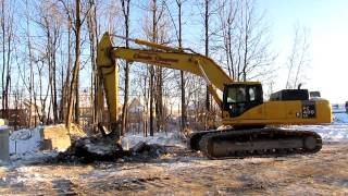 Komatsu PC400LC7  souche darbre [upl. by Dore]