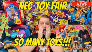 Insane amount of toys New amp Retro Toy Hunting at BIGGEST Toy Fair  NEC 2024 [upl. by Gabey]