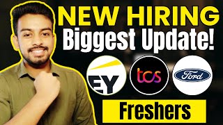 EY Ford Hirepro Goodspace  TCS Direct Hiring  OFF Campus Drive For 2025 2024 2023 Batch Jobs [upl. by Arissa]