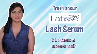 Eyelash growth serum Latisse review  Latisse eyelash serum review  Truth about Latisse [upl. by Deth]