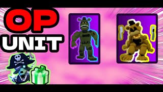 New DREADBEAR unit is OP plus the Its Me Unit Five Nights TD Roblox [upl. by Jyoti]