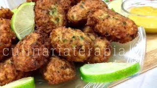 Bolinho de Arroz com Filé de Merluza [upl. by Daas]