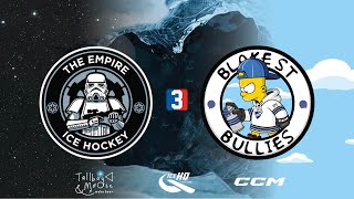 Empire v Bullies  Div 3  3rd September  IceHQ Beer League ice hockey [upl. by Deb]