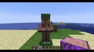 minecraft how to get knockback 1000 on any item [upl. by Siroled582]