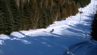 SkiDoo Summit 800r and Summit 600 HO Etec playing in the deep snow [upl. by Assilla]