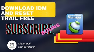 how to download idm trial reset idm fix [upl. by Armitage201]