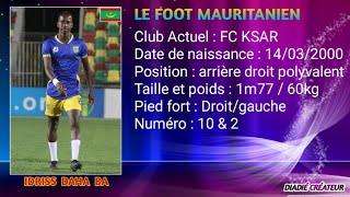 IDRISS DAHA BA  20232024   ARRIÈRE DROIT amp EXCENTRÉ DROIT  FC KSAR [upl. by Jaworski]