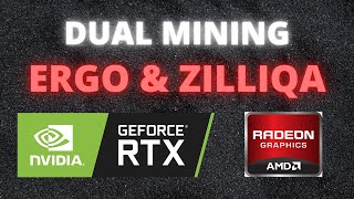 Part 2 Dual mining Ergo and Zilliqa on HiveOS NVIDIA and AMD [upl. by Alyks]