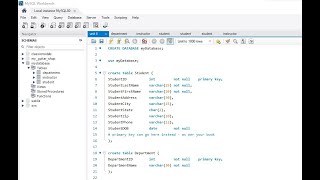 Databases  MySQL Lecture Insert Update Delete Create dbtables Data Types Keys  Fall 2024 [upl. by Allrud]