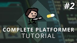 GameMaker Studio 2 Complete Platformer Tutorial Part 2 Animated Player [upl. by Maurits]