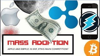 Crypto Mass Adoption Ripple Partners with Apple XRP vs ETN [upl. by Arianie]