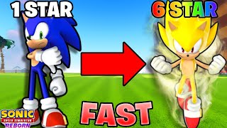 PATCHED How To Get 6 STAR SKINS FASTER In Sonic Speed Simulator [upl. by Limemann]