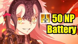 FGO Jalters 50 NP Battery Buff Ephemeral Dream demonstration [upl. by Ajroj]