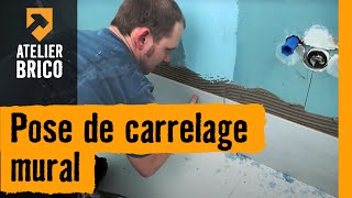 Atelier brico HORNBACH  Pose de carrelage mural [upl. by Hultin958]