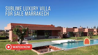 Sublime Luxury Villa For Sale Marrakech [upl. by Depoliti965]