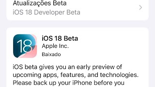 Como receber atualização do iOS 18 no iPhone [upl. by Ruskin]