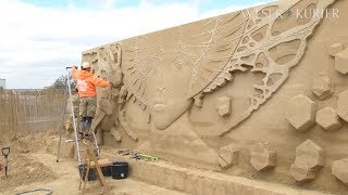 Waterfront Bremen Kunstwerke aus Sand [upl. by Ialda460]