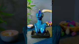 I give this incense burner a perfect score relaxing halloweenasmr incense satisfyingvideo [upl. by Lledrac]