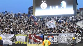 Grobari navijanje  Partizan  Rad 20042013 [upl. by Suirtimed]