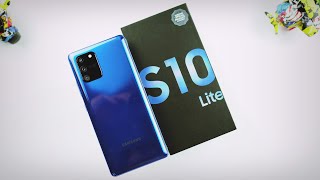 Samsung Galaxy S10 Lite Blue Unboxing amp FIrst Impresisons [upl. by Slack]