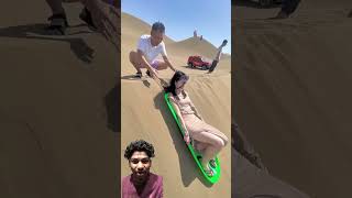 Wife ko feke liya registaan me travel desert surfing [upl. by Downall]