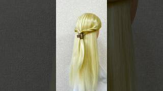 Hair Clip 1 week Idol Hair ヘアクリップ ヘアスタイルTuesday くるりんぱハーフアップ shorts short [upl. by Seaver]