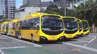 Wellington Trolleybuses SYSTEM TERMINATED  31 OCTOBER 2017 [upl. by Deehan]