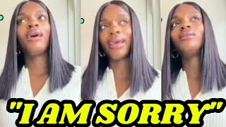 Omah Lay Concert Girl FINALLY Makes A Public APOLOGY Live On Instagram [upl. by Serafina979]