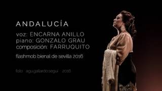 Andalucía  Encarna Anillo amp Farruquito  Flashmob Bienal de Sevilla 2016 [upl. by Toffic]