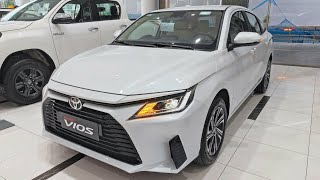 The all new Toyota Vios 2024  White Color  First Look [upl. by Maisie]