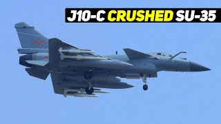 J10c Crushed Su35 in Exercise  Su35 vs J10C [upl. by Torhert616]