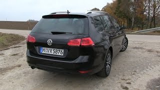 2016 VW Golf VII Variant 12 TSI 110 HP TEST DRIVE [upl. by Furgeson]