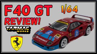 Tarmac Works Ferrari F40 GT Review 1992 Italian GT Championship [upl. by Ecinwahs869]