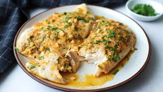 Garlic Butter Baked Tilapia [upl. by Yecam]