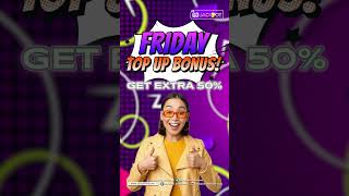 GoJackpot  quotBoost Your Friday Wins with a 50 TopUp Bonus Claim Your Rewards Todayquot [upl. by Derk]