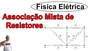 GRINGS  Aula 18  Física Elétrica  Associação de Resistores  Mista [upl. by Hoem]