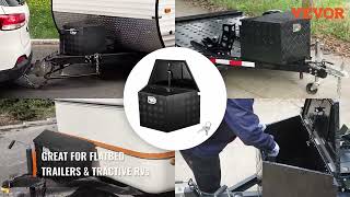 VEVOR Trailer Tongue Box  Ultimate Tool Storage for RVs amp Trucks Weatherproof amp Secure [upl. by Eniamraj818]