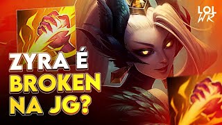 ZYRA CHEGOU MUITO BROKEN TESTANDO A NOVA CAMPEÃ NA JUNGLE  LoL Wild Rift [upl. by Nahij]